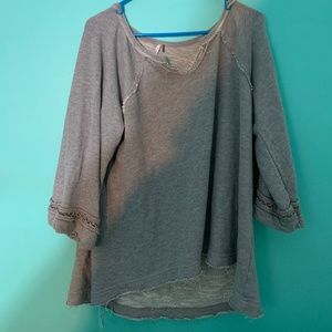 Free People Light Grey Sweater